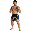 FIGHTERS - Thaibox Shorts / Elite Fighters / Schwarz-Blau / XS