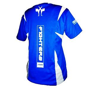 FIGHTERS - Kick-Boxing Shirt / Competition / Blau / Small